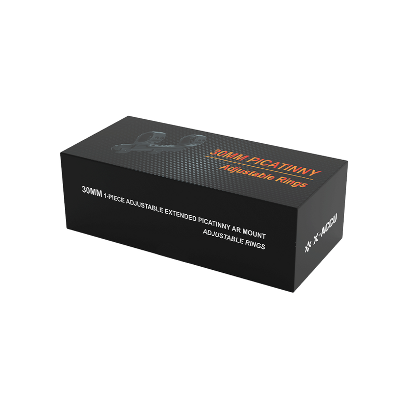 将图像加载到画廊查看器中,30mm 1-Piece Adjustable Extended Picatinny Mount