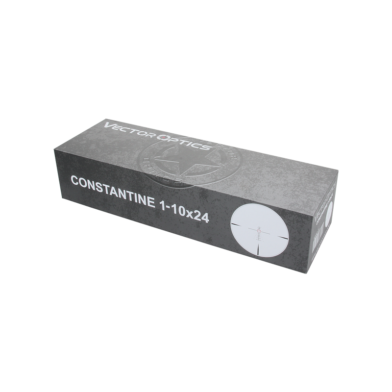 将图像加载到画廊查看器中,Constantine 1-10x24 SFP Riflescope packing box