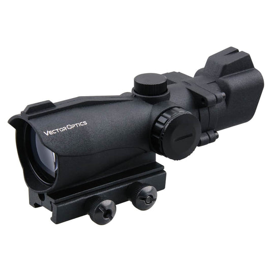 Vector Optics Condor 2x42 Red and Green Dot Rifle Scope Sight with 20mm Weaver Mount Base for Hunting 12ga Shotgun .22 Rifle