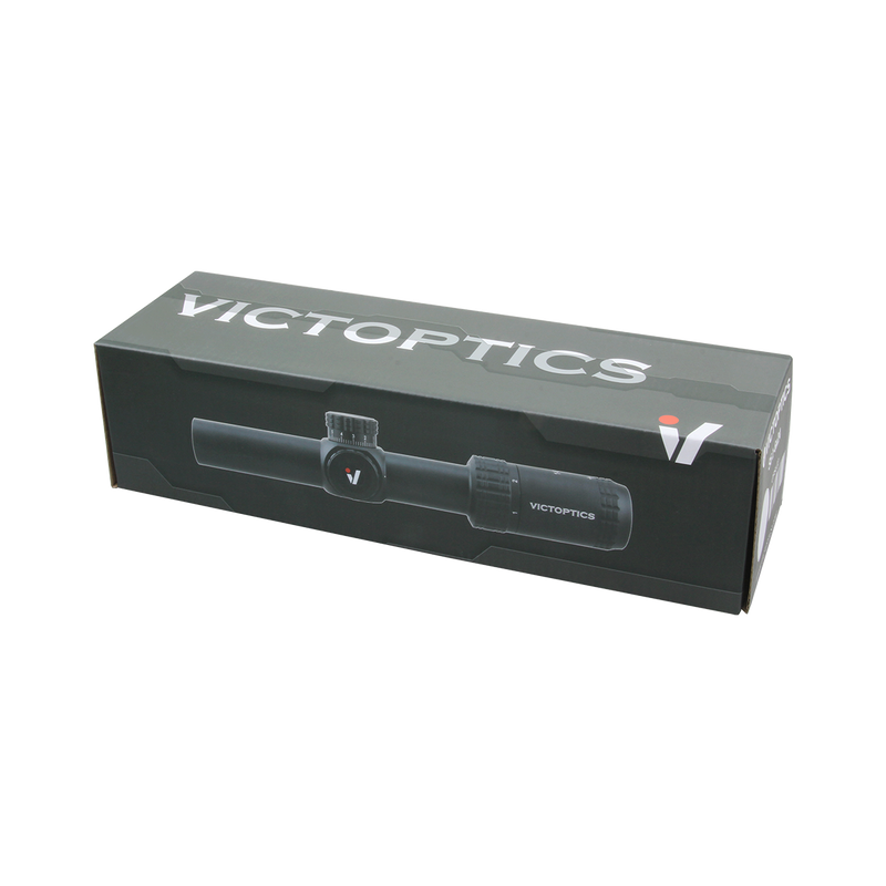 将图像加载到画廊查看器中，VictOptics S6 1-6x24 SFP LPVO Scope packagebox

