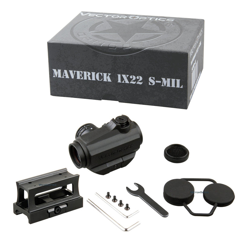 将图像加载到画廊查看器中，Maverick 小牛三 1x22 包膠沙色  紅點瞄準鏡
