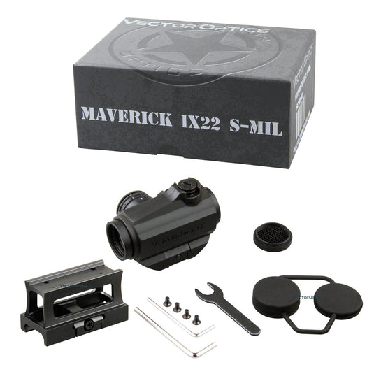 Maverick 小牛三 1x22 包膠沙色  紅點瞄準鏡