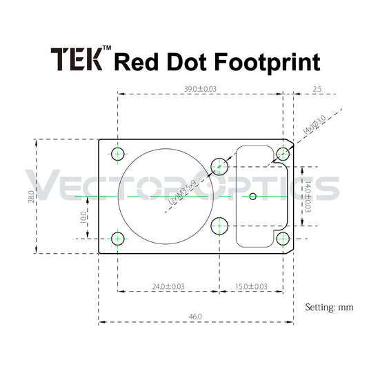 Frenzy-X 1x20x28 Red Dot Sight design parameter